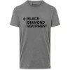 magasin en ligne france BLACK DIAMOND M STACKED LOGO TEE CHARCOAL HEATHER 22 8