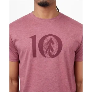 TENTREE M WOODGRAIN TEN T-SHIRT CRUSHED BERRY HEATHER 22 boutique en ligne france 12