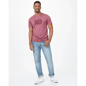 TENTREE M WOODGRAIN TEN T-SHIRT CRUSHED BERRY HEATHER 22 boutique en ligne france 14