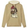 prix pas cher PICTURE MOPSA PLUSH HOODIE DARK STONE 23 20