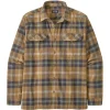 en solde PATAGONIA M’S L/S ORGANIC COTTON MW FJORD FLANNEL SHIRT FORAGE MOJAVE KHAKI 23 10