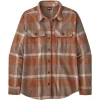 PATAGONIA W’S L/S ORGANIC COTTON MW FJORD FLANNEL SHIRT COMSTOCK: DUSKY BROWN 23 mode pas cher 10