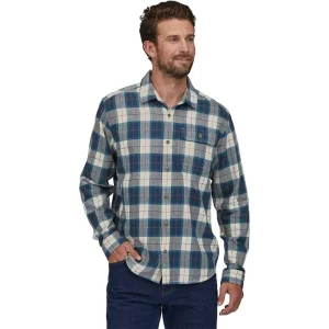 PATAGONIA M’S L/S COTTON IN CONVERSION LW FJORD FLANNEL SHIRT BEACH PLAID: TIDEPOOL BLUE 23 luxe soldes 7