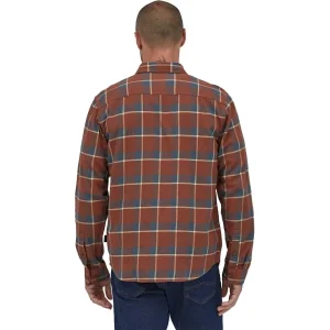 PATAGONIA M’S L/S COTTON IN CONVERSION LW FJORD FLANNEL SHIRT GRAFT: SISU BROWN 23 a Prix Discount 9