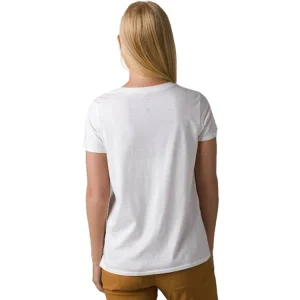 boutique paris PRANA ORGANIC GRAPHIC SHORT SLEEVE W WHITE NATURAL WONDER 23 6