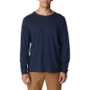site soldes COLUMBIA CSC BASIC LOGO LS SLEEVE COLLEGIATE NAVY 23 8