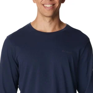 site soldes COLUMBIA CSC BASIC LOGO LS SLEEVE COLLEGIATE NAVY 23 9