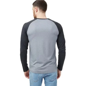 design à la mode TENTREE HENLEY CLASSIC LONGSLEEVE GREY HEATHER/METEORITE BLACK HEATHER 23 9
