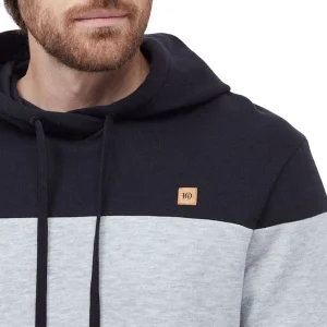 TENTREE TREEFLEECE BLOCKED REYNARD HOODIE METEORITE BLACK/HI RISE GREY HEATHER/FOXTROT BROWN 23 Couleurs variées 13