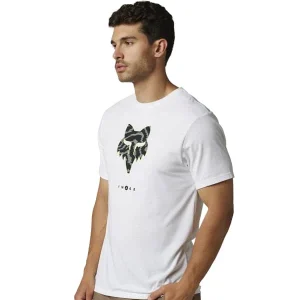 De Qualité FOX NUKLR SS TECH TEE OPTICAL WHITE 23 7