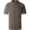 marque pas cher THE NORTH FACE M POLO PIQUET NEW TAUPE GREEN 23 8