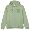 SOLDES TOUT À PICTURE BASEMENT ZIP HOODIE M GREEN SPRAY 23 10