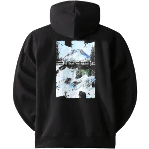 THE NORTH FACE MEN’S PRINTED HEAVYWEIGHT PULLOVER HOODIE TNF BLACK 23 meilleur service 6