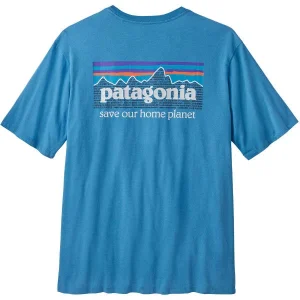 PATAGONIA M’S P-6 MISSION ORGANIC T-SHIRT ANACAPA BLUE 23 jusqu'à 6