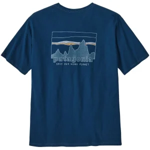 PATAGONIA M’S ’73 SKYLINE ORGANIC T-SHIRT LAGOM BLUE 23 Authentic Original licence 8