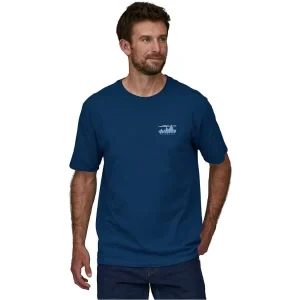 PATAGONIA M’S ’73 SKYLINE ORGANIC T-SHIRT LAGOM BLUE 23 Authentic Original licence 10